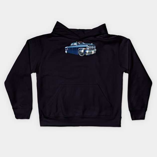 cartoon lowrider Kids Hoodie by Mechanik